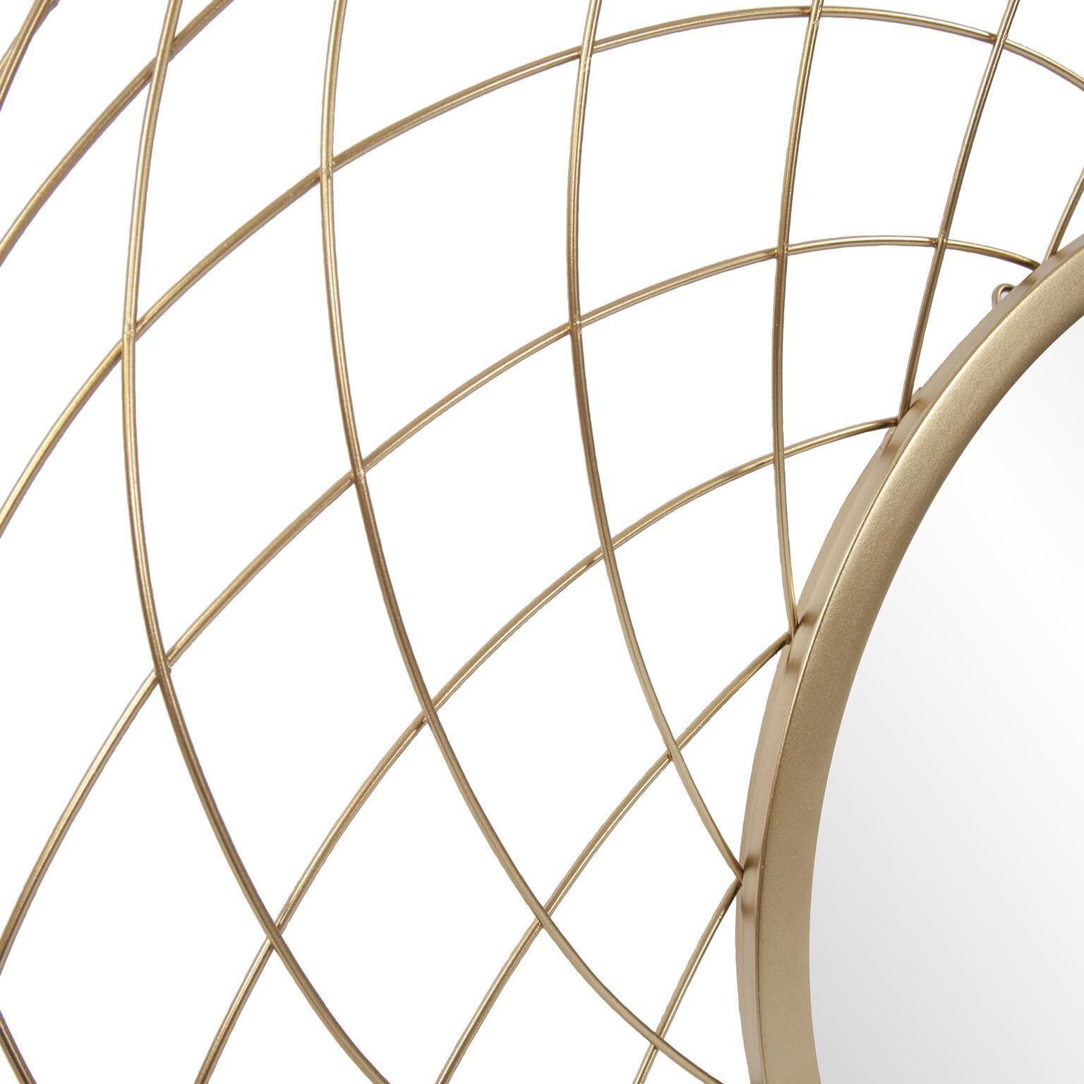 Epic 38.75 X 38.75 inch Bright Gold Mirror