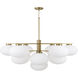 Soren 13 Light 45.5 inch Aged Brass Chandelier Ceiling Light