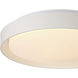 Lumea 15.5 inch Matte White Flush Mount Ceiling Light