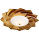 Asterisk 1 Light 25.5 inch Contemporary Gold Leaf and Contemporary Gold Flush Mount Ceiling Light