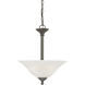 Riva 3 Light 16 inch Painted Bronze Pendant Ceiling Light
