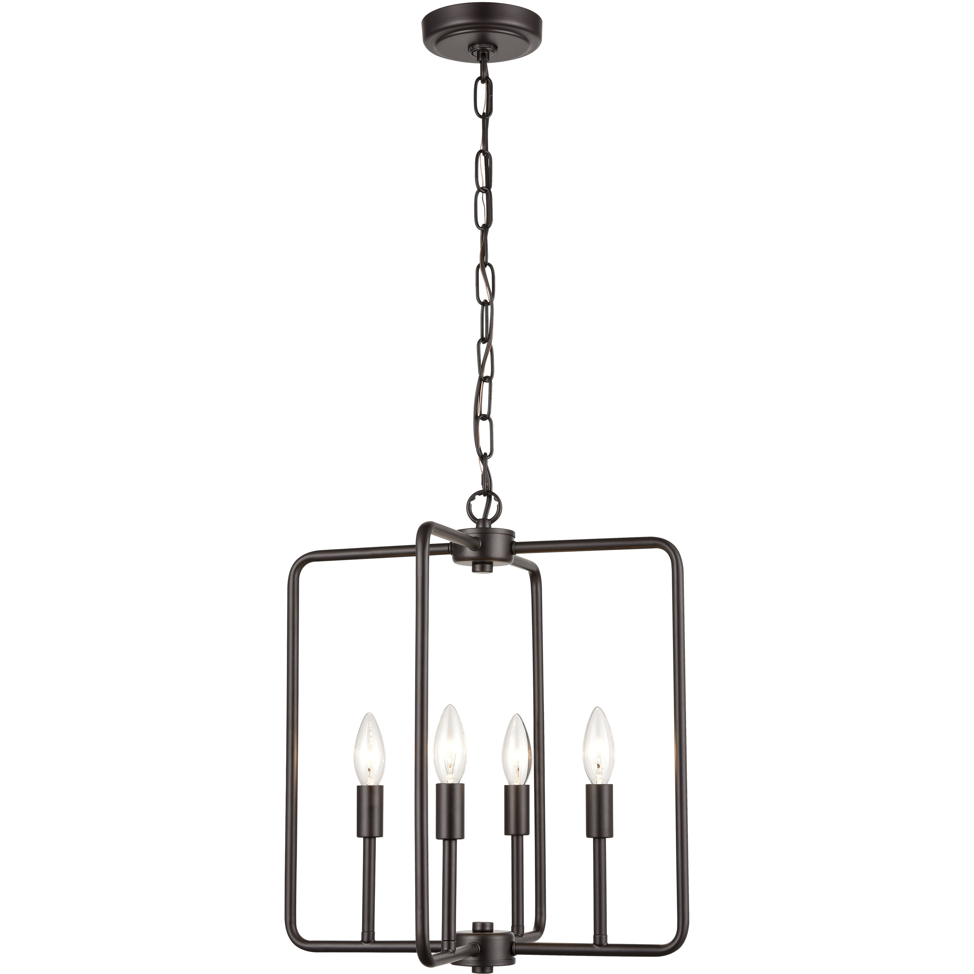 Park Slope 4 Light 15.75 inch Oil Rubbed Bronze Pendant Ceiling Light