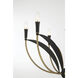 Miller 6 Light 28.25 inch Legacy Brass and Sand Coal Chandelier Ceiling Light