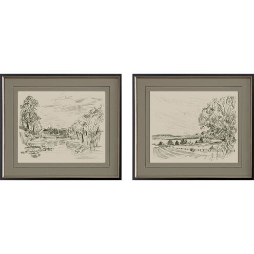 Scenic Collection Sepia Framed Art