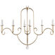 Palm Beach 12 Light Spartina Gold Chandelier Ceiling Light