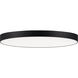 Trim LED 11 inch Black Flush Mount Ceiling Light