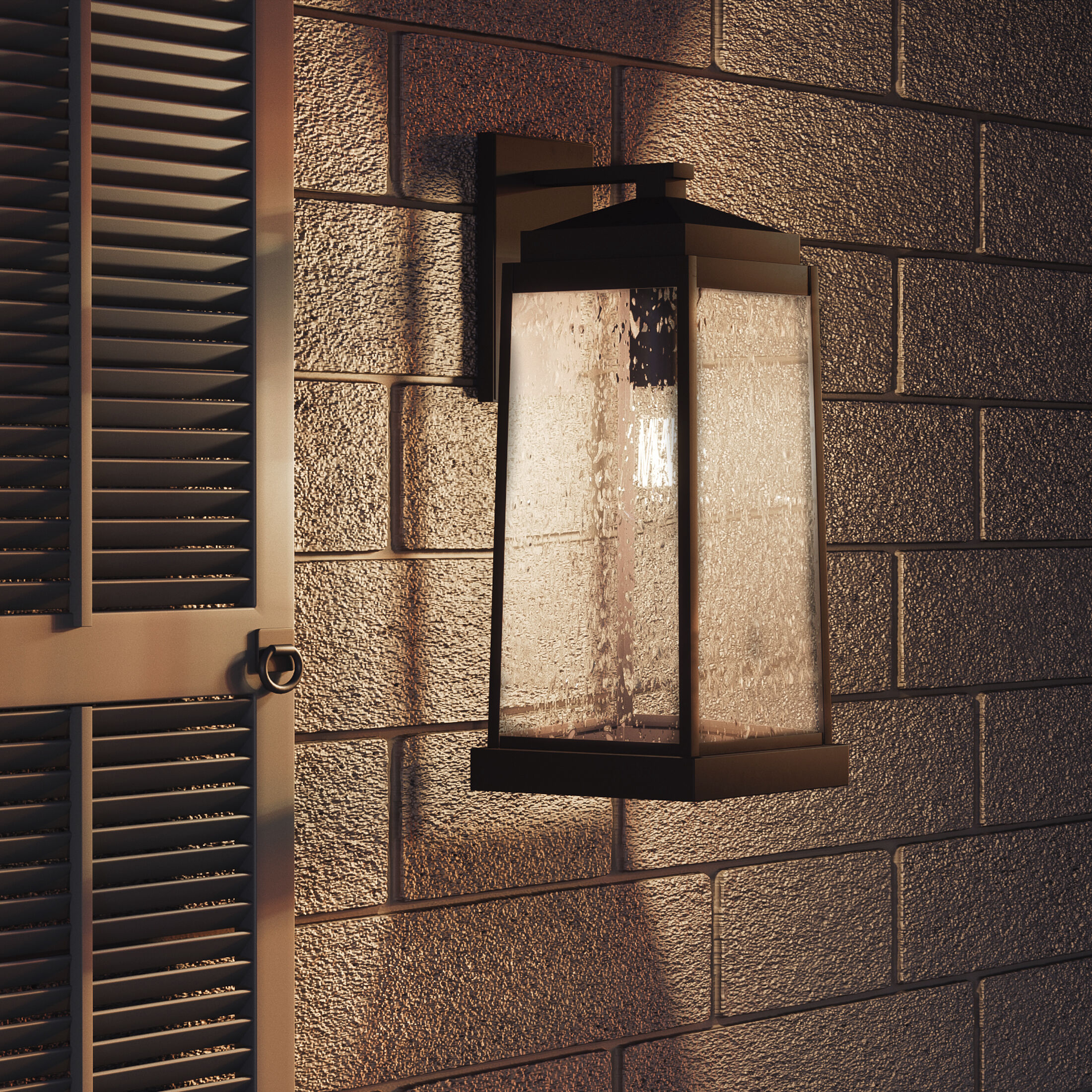 Quoizel RNL8408WT Ravenel 1 Light 19 inch Western Bronze Outdoor Wall Lantern