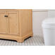 Franklin 60 X 22 X 35 inch Natural Wood Bathroom Vanity Cabinet