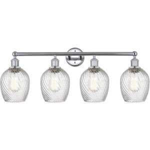 Edison Salina 4 Light 32 inch Polished Chrome Bath Vanity Light Wall Light
