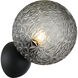 Nola 1 Light 9.88 inch Matte Black Wall Sconce Wall Light