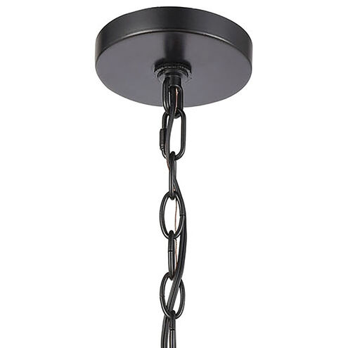 Wexford 8 inch 100.00 watt Matte Black with Brushed Brass Outdoor Pendant