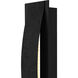Onyx LED 18 inch Earth Black Outdoor Wall Lantern, Medium