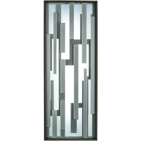 Bars LED 17 inch Bronze W/Silver Pocket Lantern, Outdoor