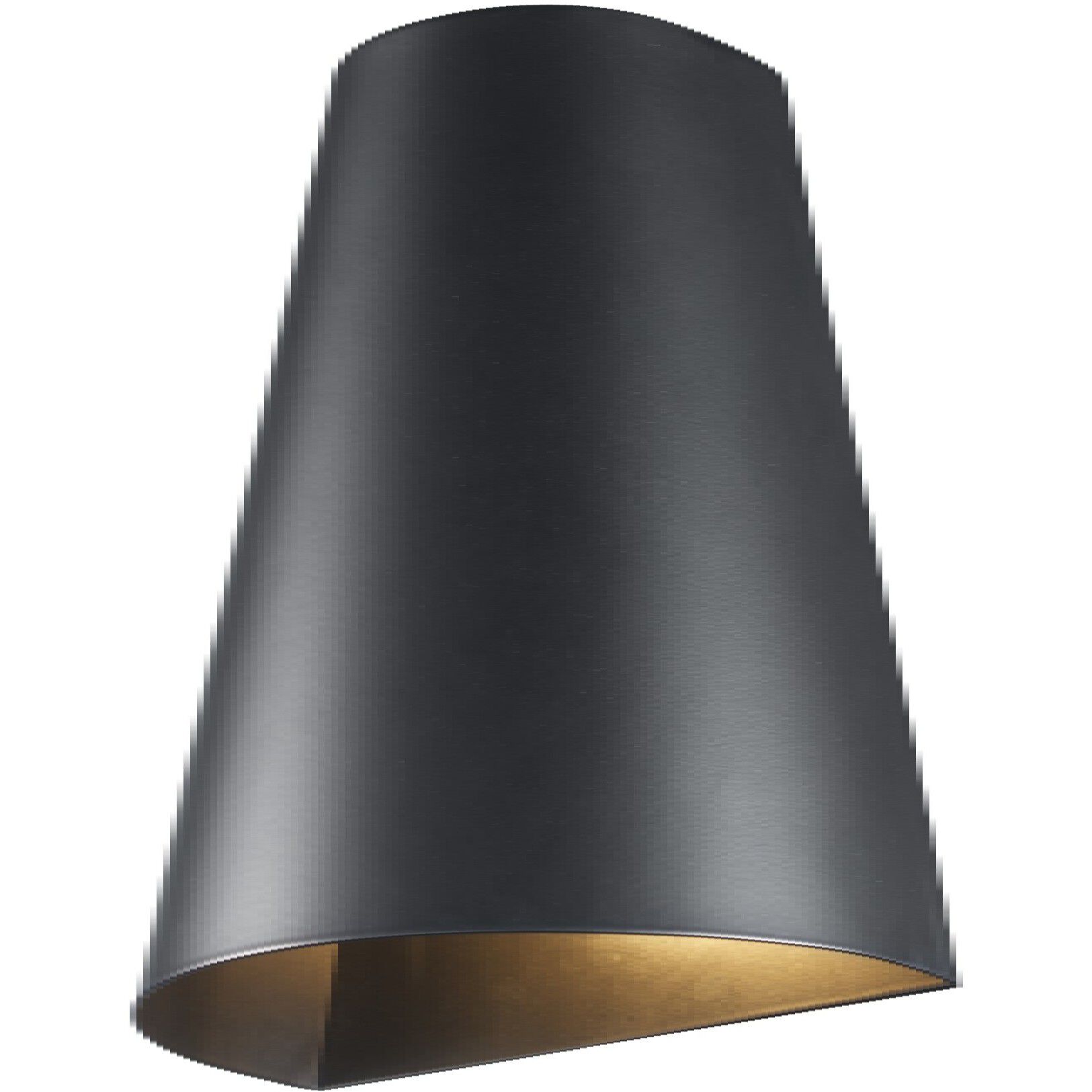 Sidewell 1 Light 6 inch Matte Black Outdoor Wall Light