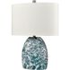 Offshore 22 inch 100 watt Blue Table Lamp Portable Light