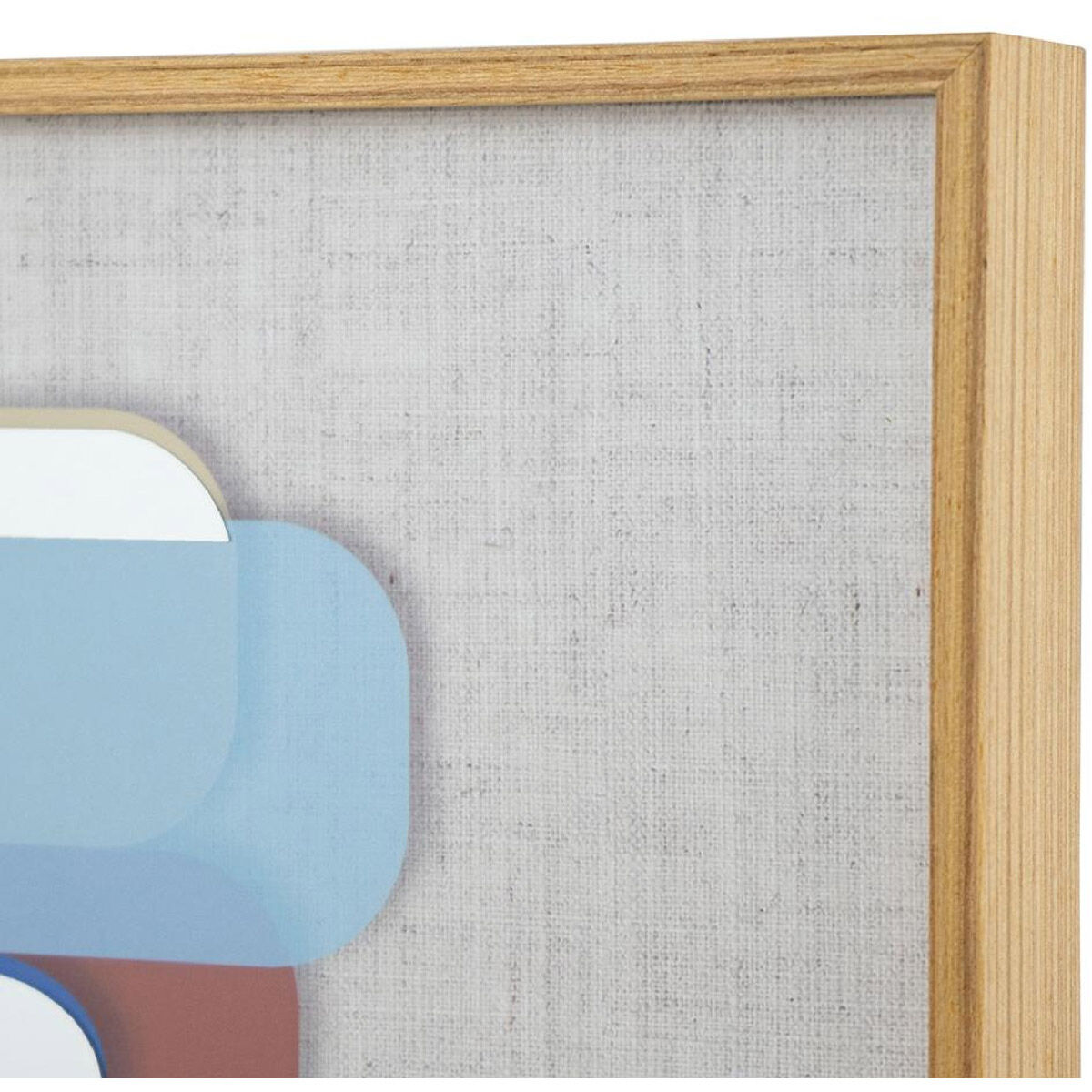 Layered Shapes Multicolor Mirror Art