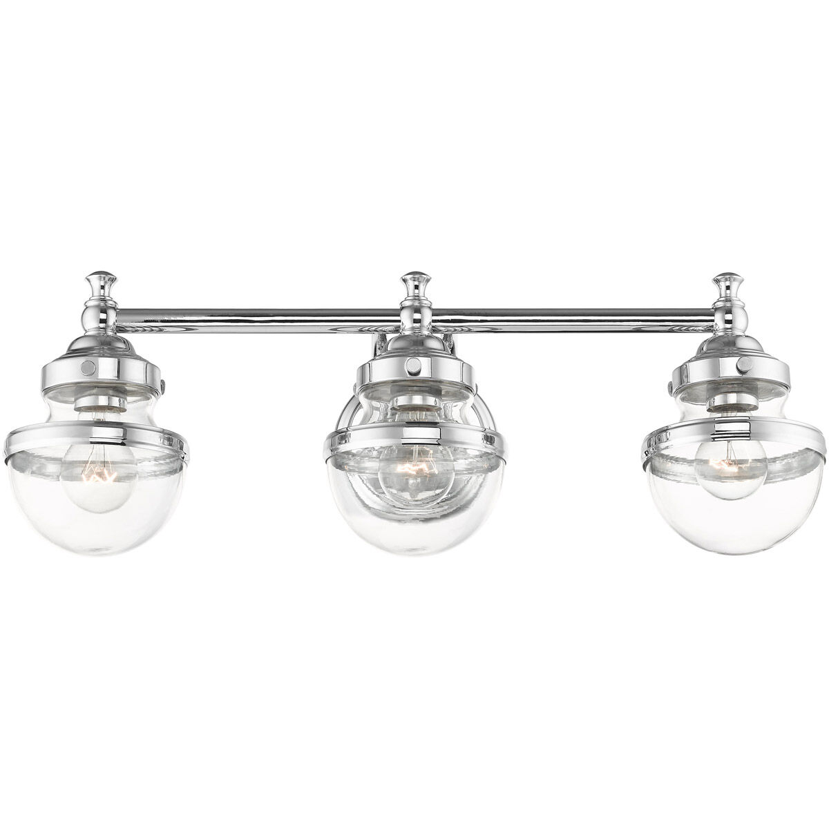 Oldwick 3 Light 24 inch Polished Chrome Vanity Sconce Wall Light