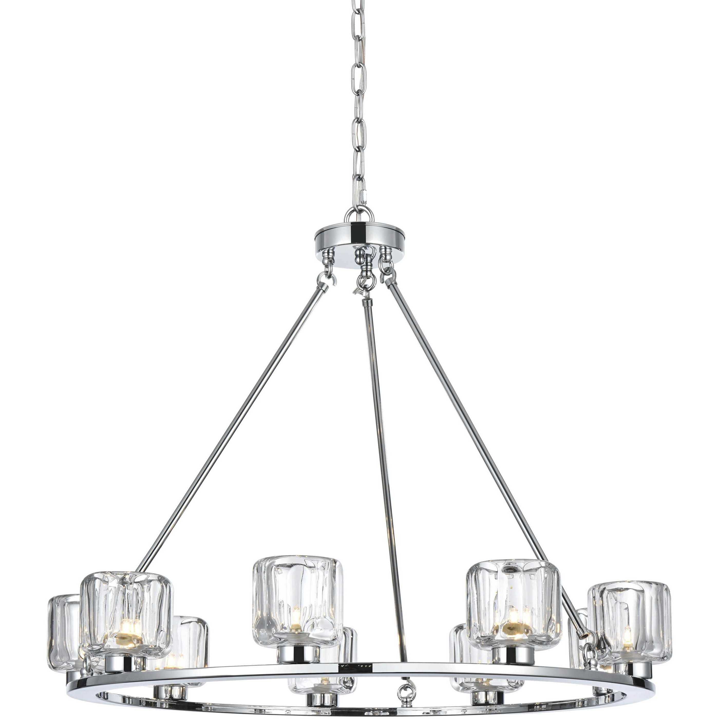 Cadence 9 Light 32 inch Chrome Chandelier Ceiling Light