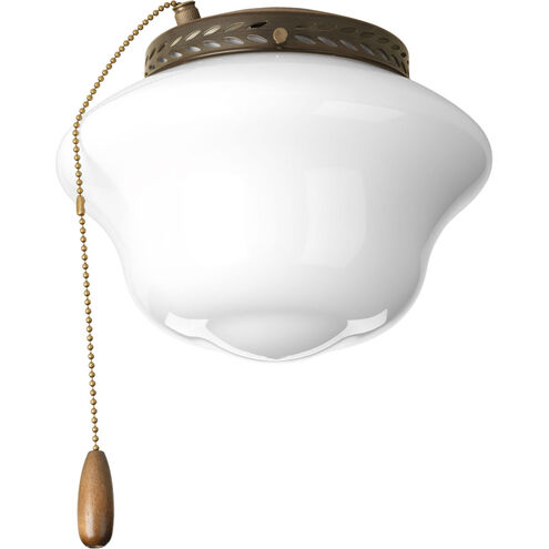 School House 1 Light Antique Bronze Fan Light Kit