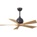 Atlas Irene-5 42 inch Textured Bronze with Light Maple Blades Indoor/Outdoor Ceiling Fan