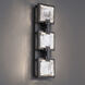 Beyond Pop Star LED 19 inch Black Outdoor Wall Light