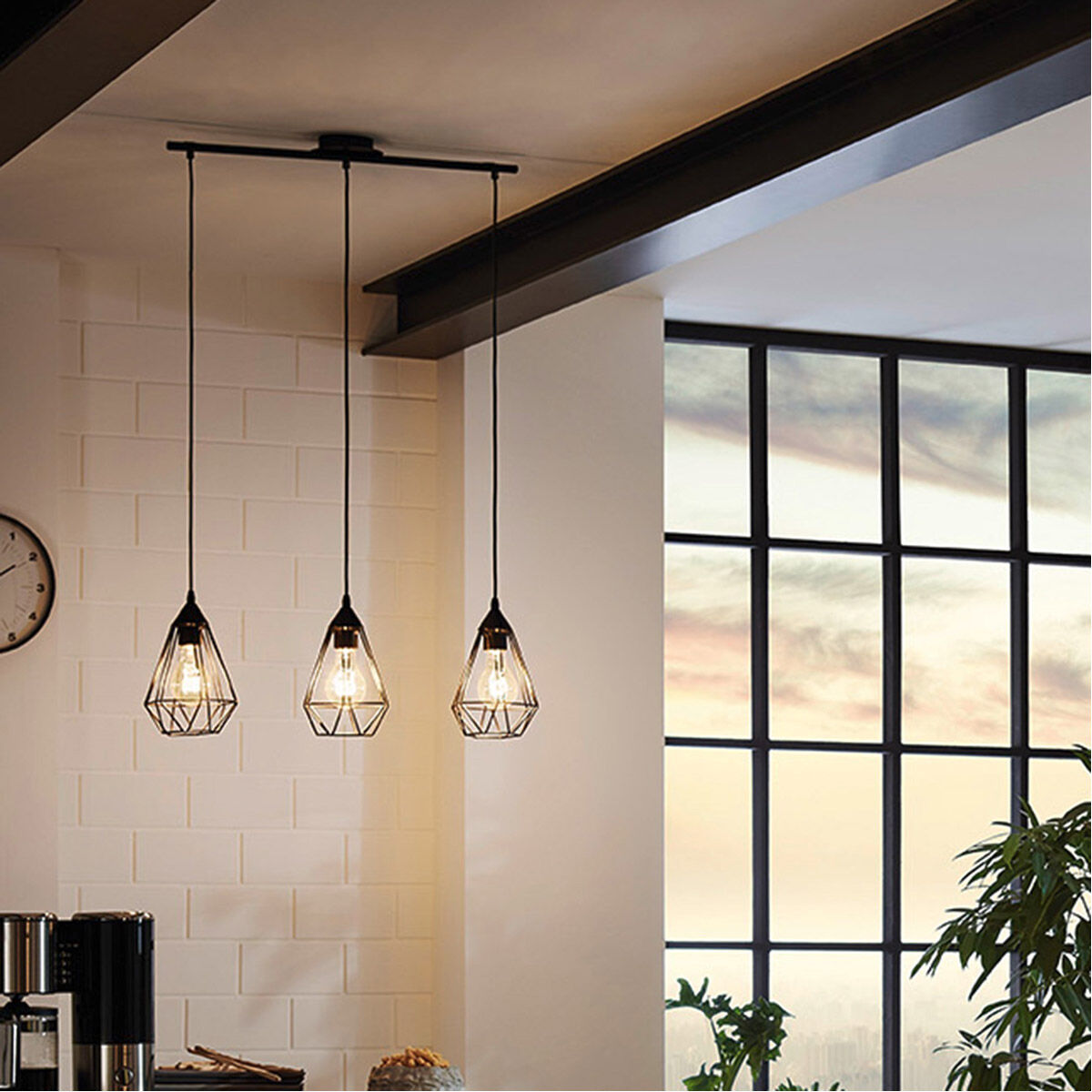 Eglo tarbes 3 light pendant shop