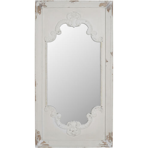 Alcott 38.78 X 20.08 inch Antique White Mirror
