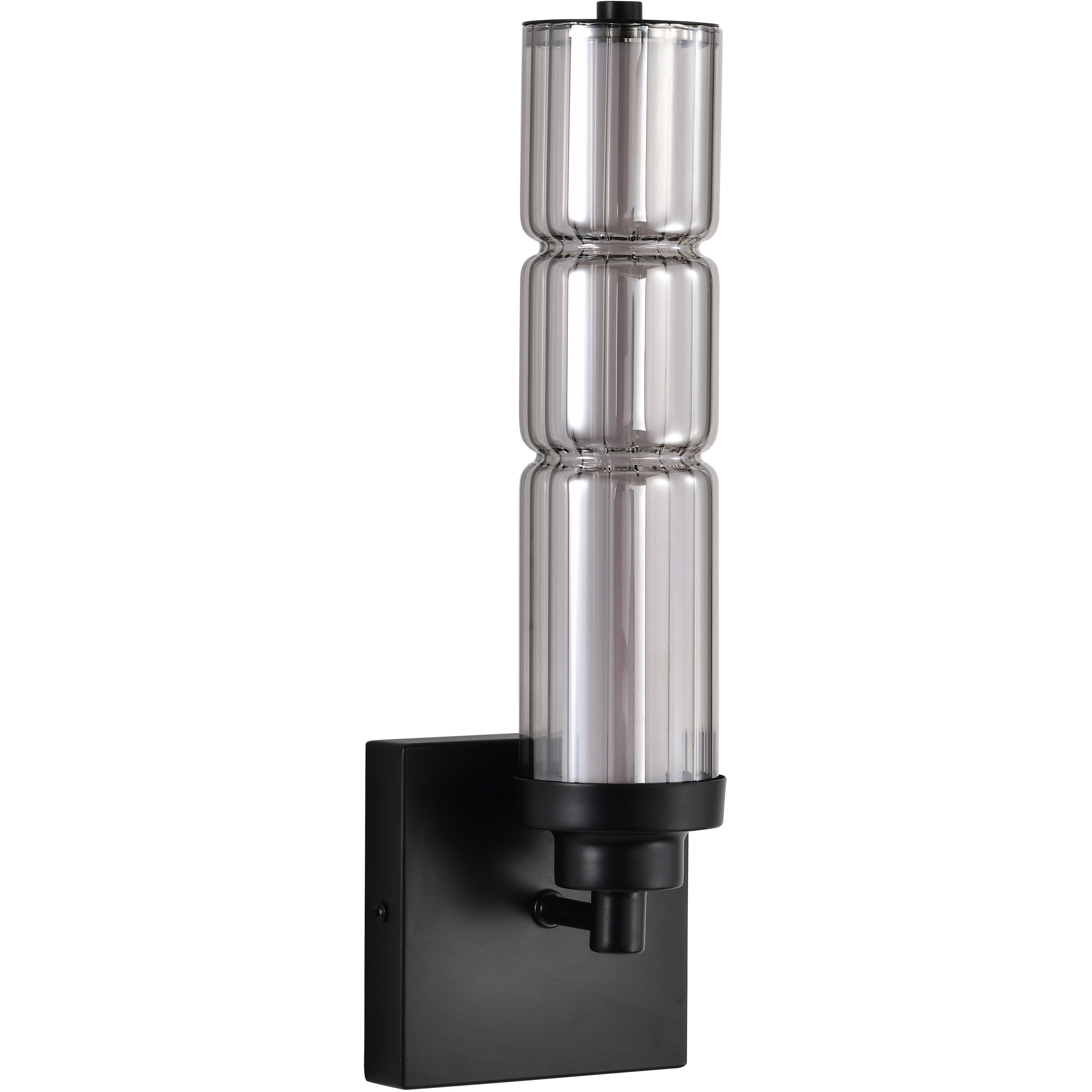 Evander LED 4.75 inch Matte Black Vanity Wall Light