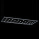 Constellation Galaxy Matrix LED 74 inch Bright Satin Aluminum Pendant Ceiling Light