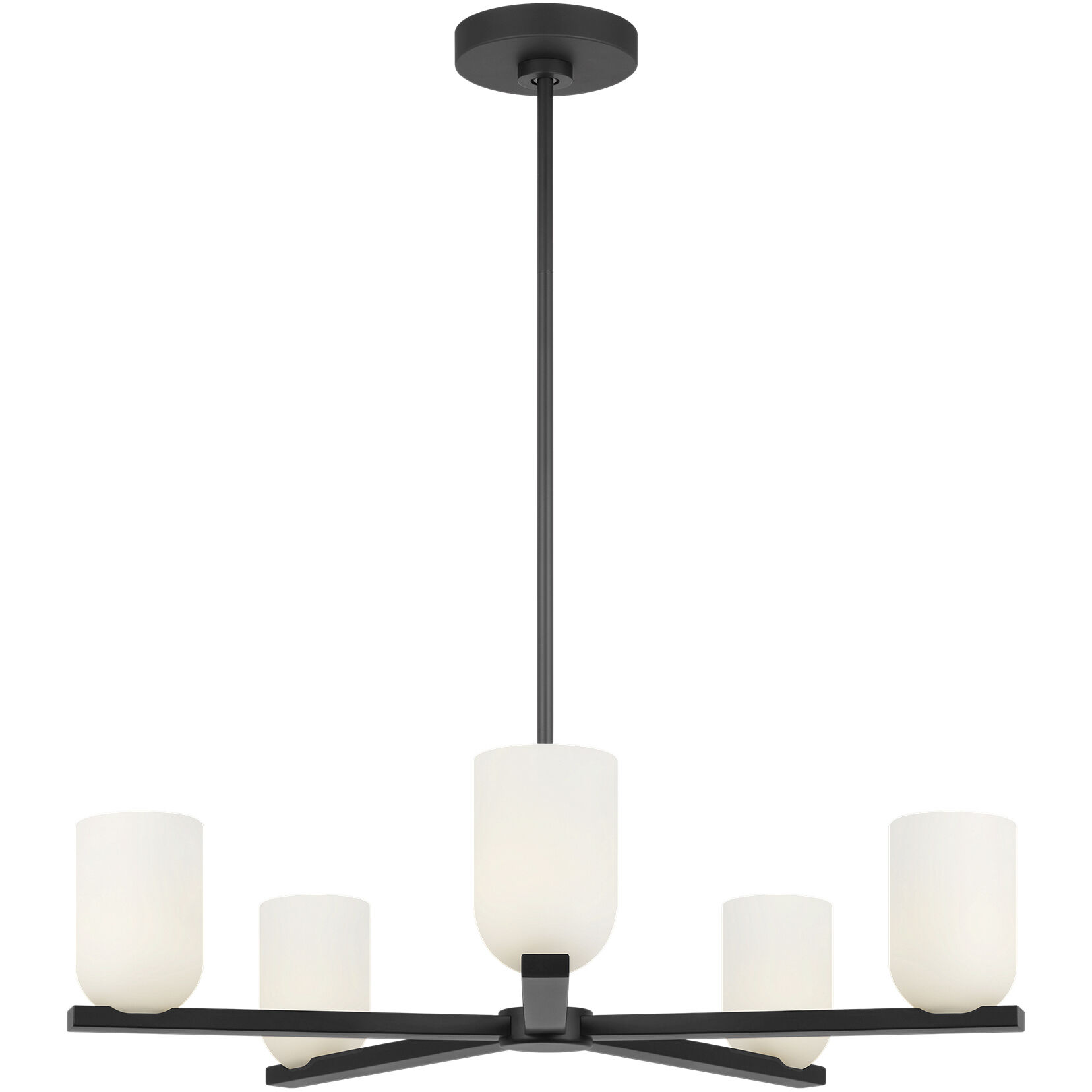 Neblina LED 27.5 inch Midnight Black Chandelier Ceiling Light