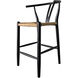 Ventana 38 inch Multicolor Counter Stool
