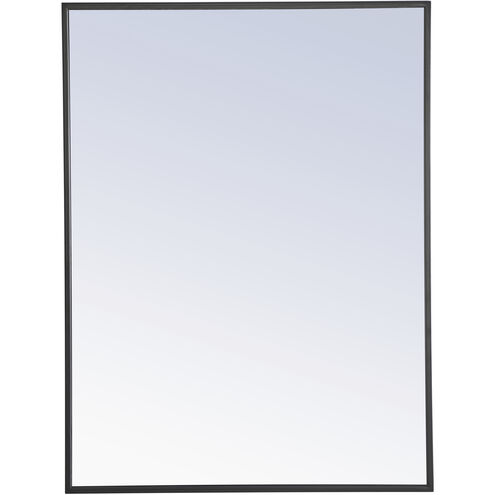 Monet 32 X 24 inch Black Wall Mirror