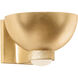 Fairview 1 Light 8.75 inch Vintage Gold Leaf Wall Sconce Wall Light
