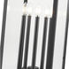 Nova 5 Light 36.75 inch Black Outdoor Pier Mounted Fixture