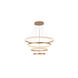Canada LED 39 inch Gold LED Chandelier Ceiling Light