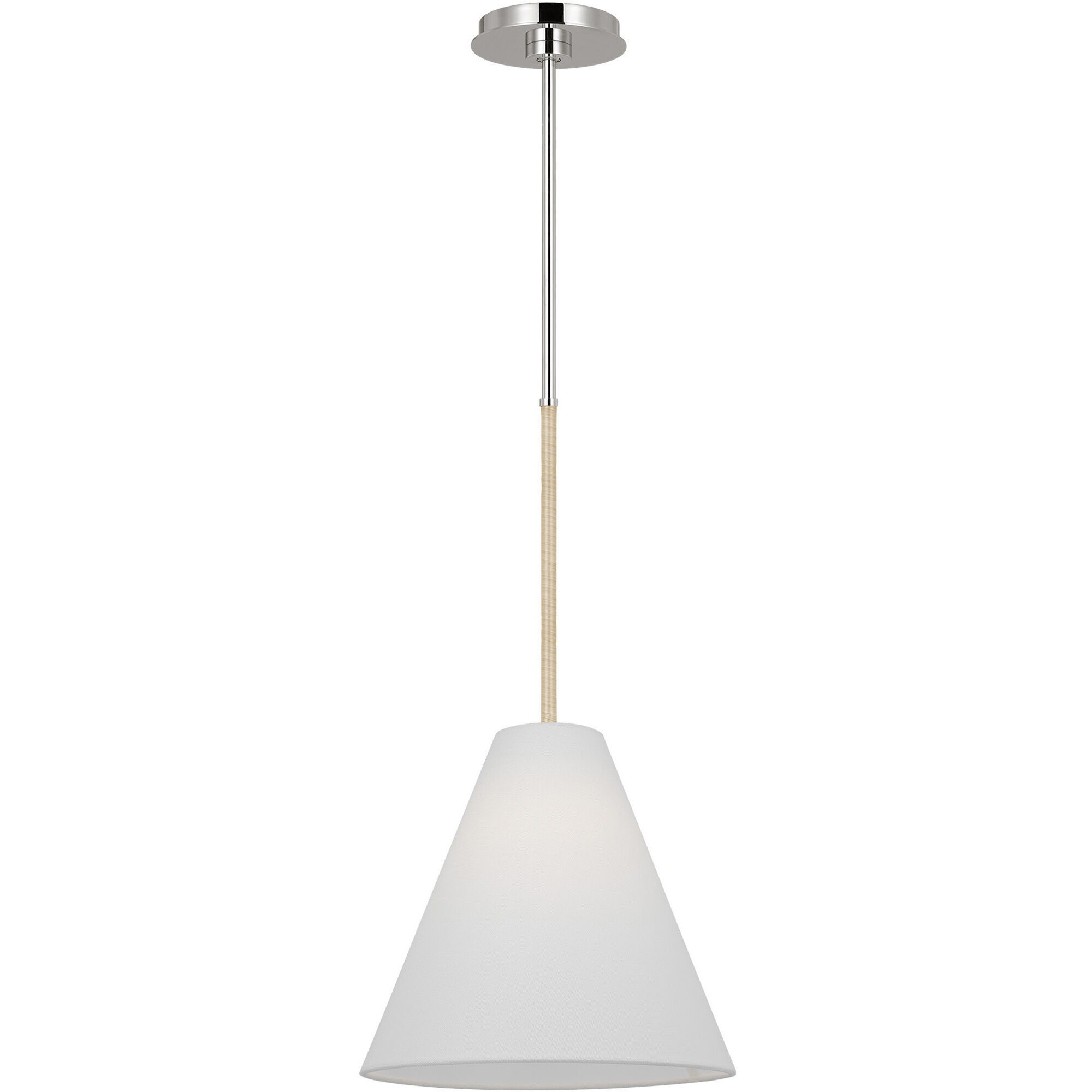 AERIN Remy 1 Light 11 inch Polished Nickel Pendant Ceiling Light