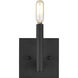 Vector 1 Light 5 inch Midnight Black Wall Bath Fixture Wall Light