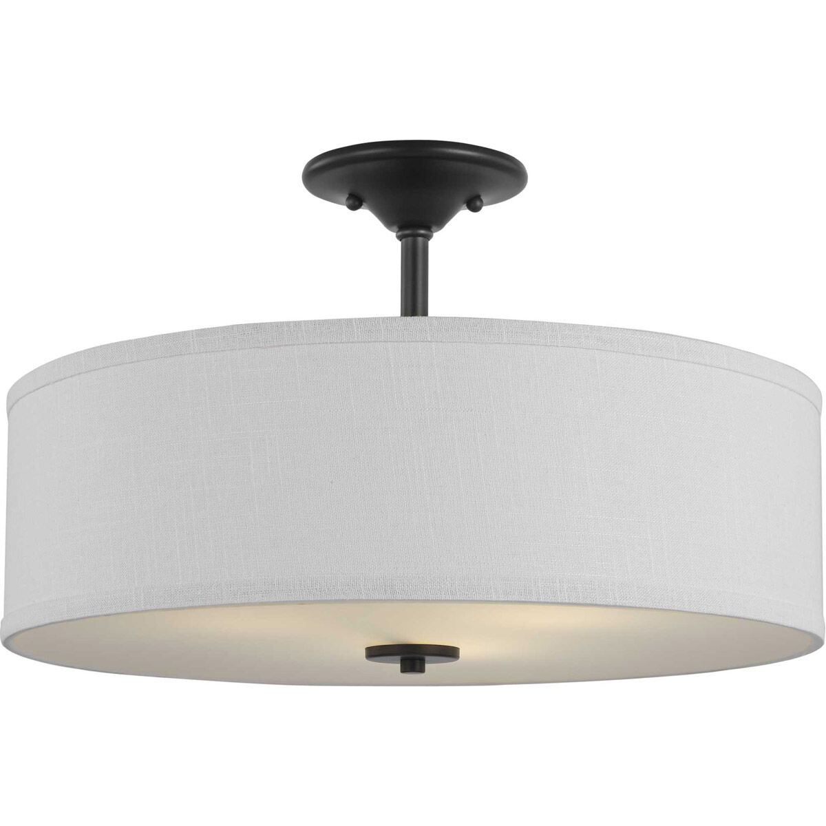 Inspire 3 Light 18 inch Graphite Semi-Flush Mount Ceiling Light