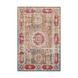 Javan 90 X 60 inch Mustard/Bright Blue/Bright Red/Beige Rugs, Polyester and Cotton