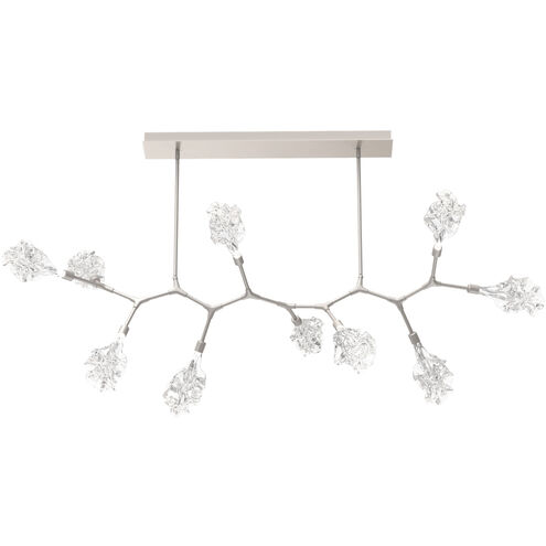 Blossom LED Beige Silver Linear Pendant Ceiling Light in 2700K LED, Branch