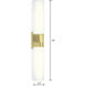 Artemis Sconce Wall Light in Satin Brass