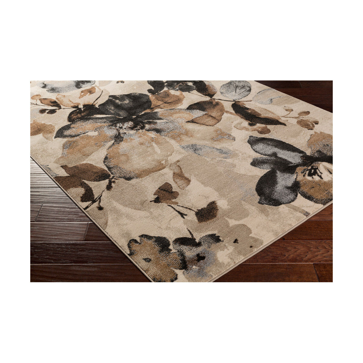 Nova 35 X 26 inch Tan/Camel/Black/Medium Gray Rugs, Polypropylene