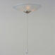 San Gabriel 3 Light Incandescent Satin Nickel Ceiling Fan Light Kit