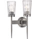 Flair 2 Light 11 inch Antique Nickel Wall Sconce Wall Light
