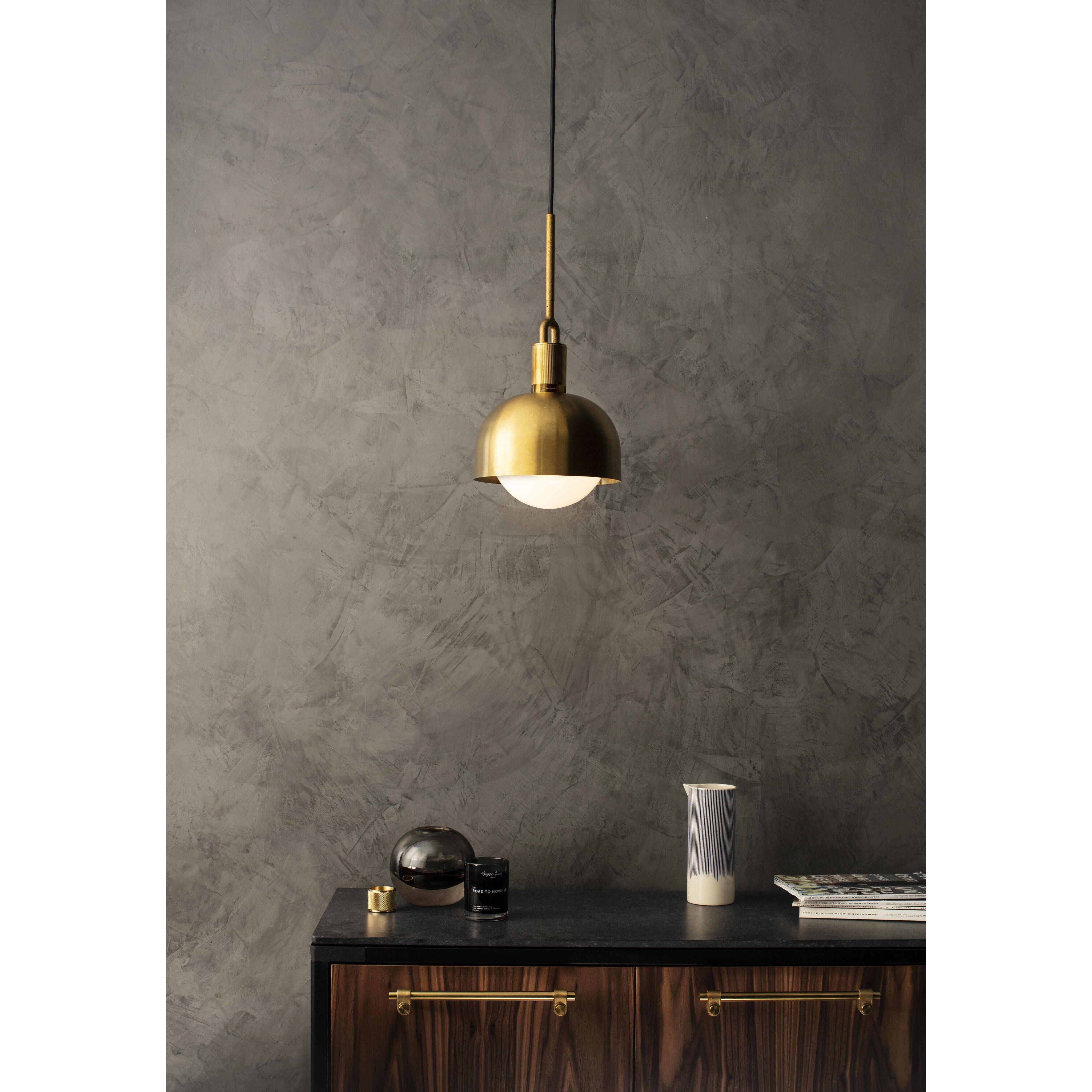 Forked LED 7.87 inch Brass Pendant Ceiling Light