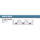 Brentwood 3 Light 18 inch Polished Chrome Vanity Light Wall Light