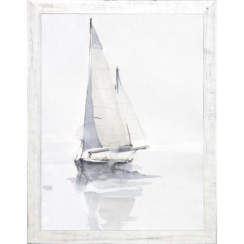 Waterside Collection Blue Framed Art