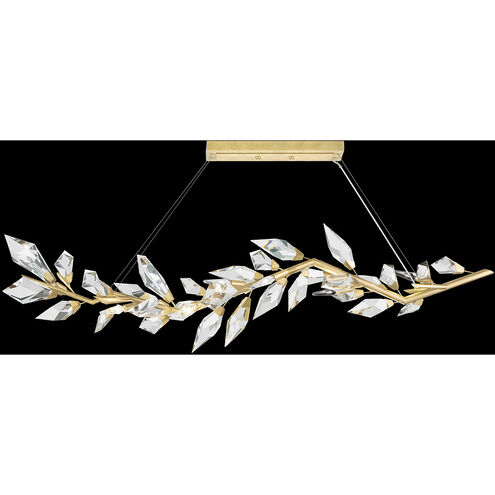 Foret Linear Pendant Ceiling Light in Gold