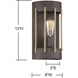 Little River 1 Light 5 inch Artisan Rust Sconce Wall Light