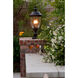 Carriage House DC 3 Light 29 inch Oriental Bronze Outdoor Pole/Post Lantern